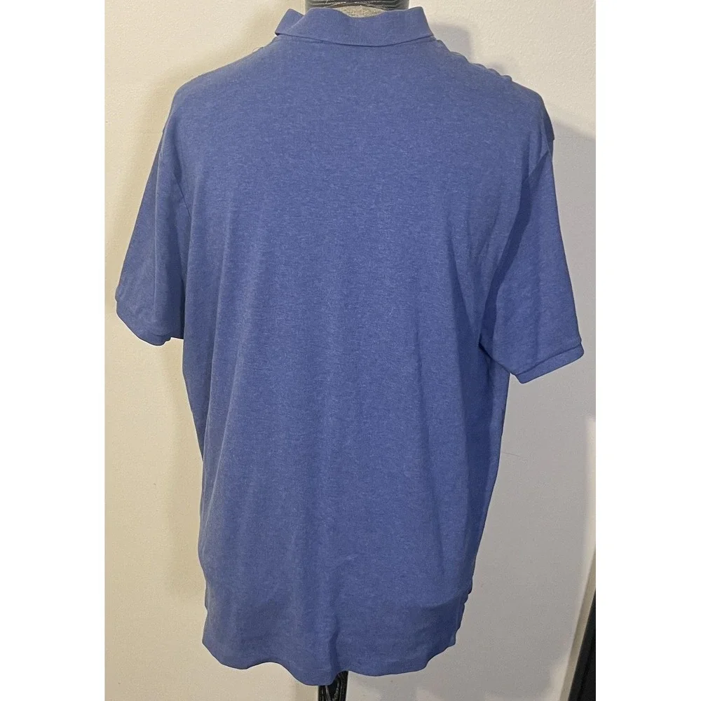 Polo Ralph Lauren Polo Shirt‎ Mens XL Blue Short Sleeve Casual Soft Knit